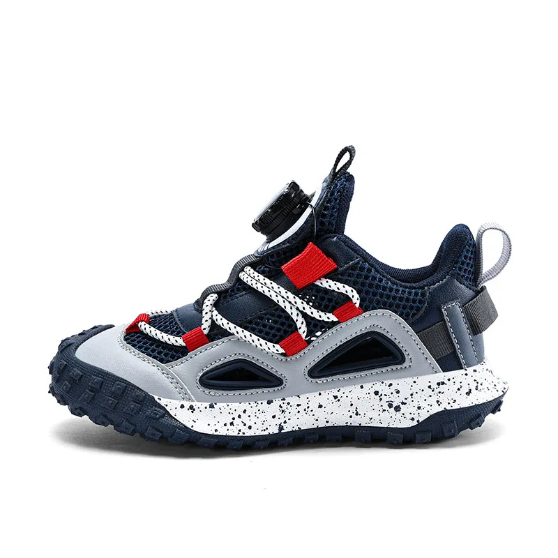 Детские сандалии с закрытым носом VENICEW, Dark Blue Red