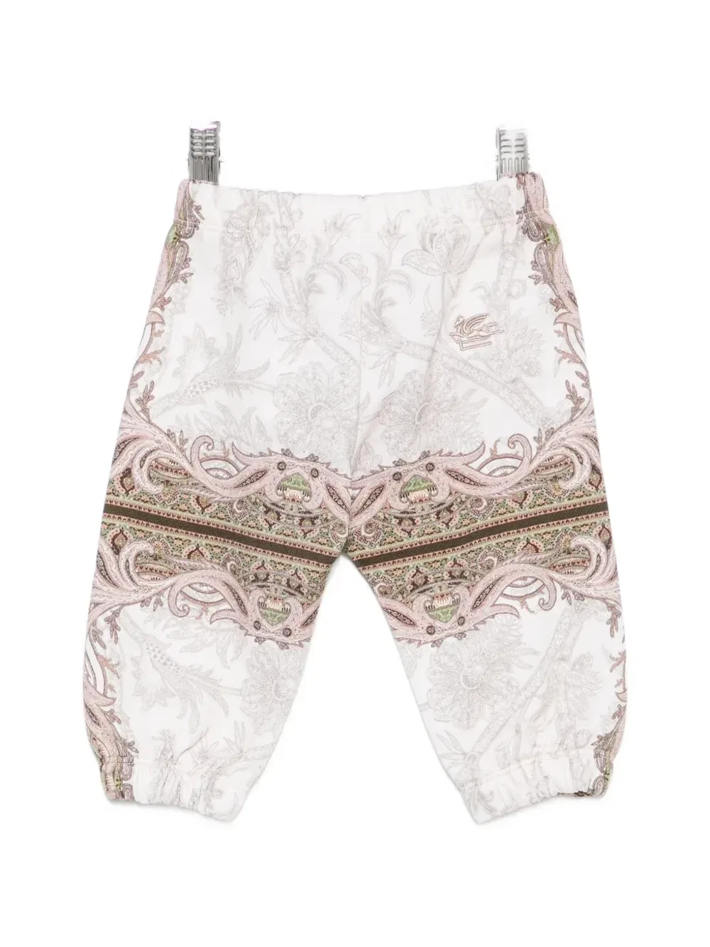 Спортивные брюки с пейсли-принтом Etro Kids, бежевый — фото 2