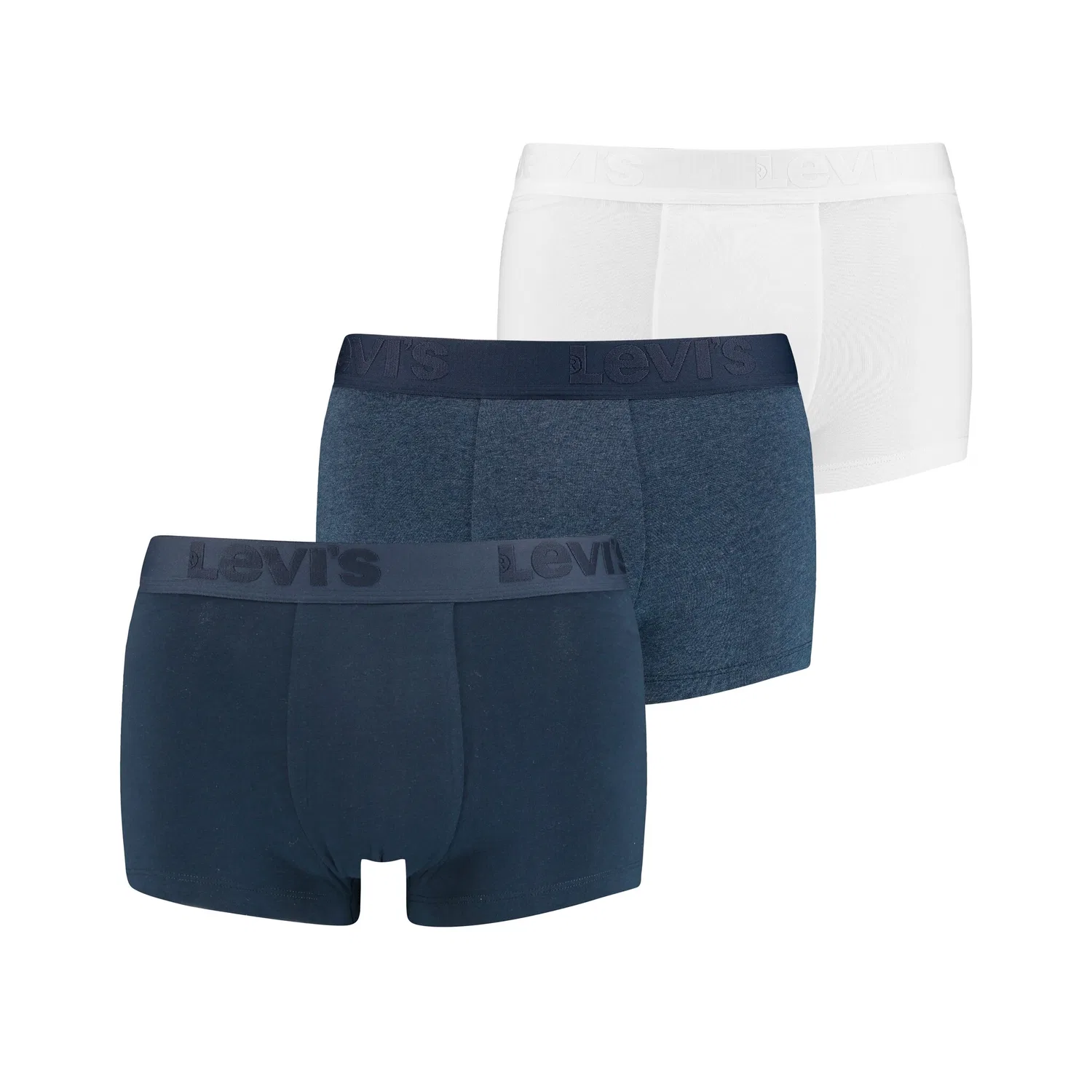 Мужские боксеры из трех предметов с логотипом Levi's, Blue Combo