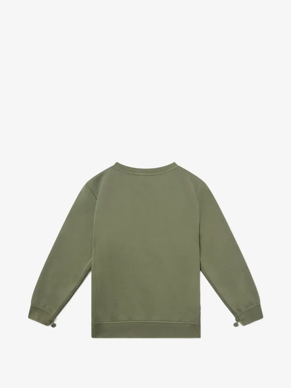Толстовка с логотипом и молнией Stella McCartney Kids, зеленый — фото 2