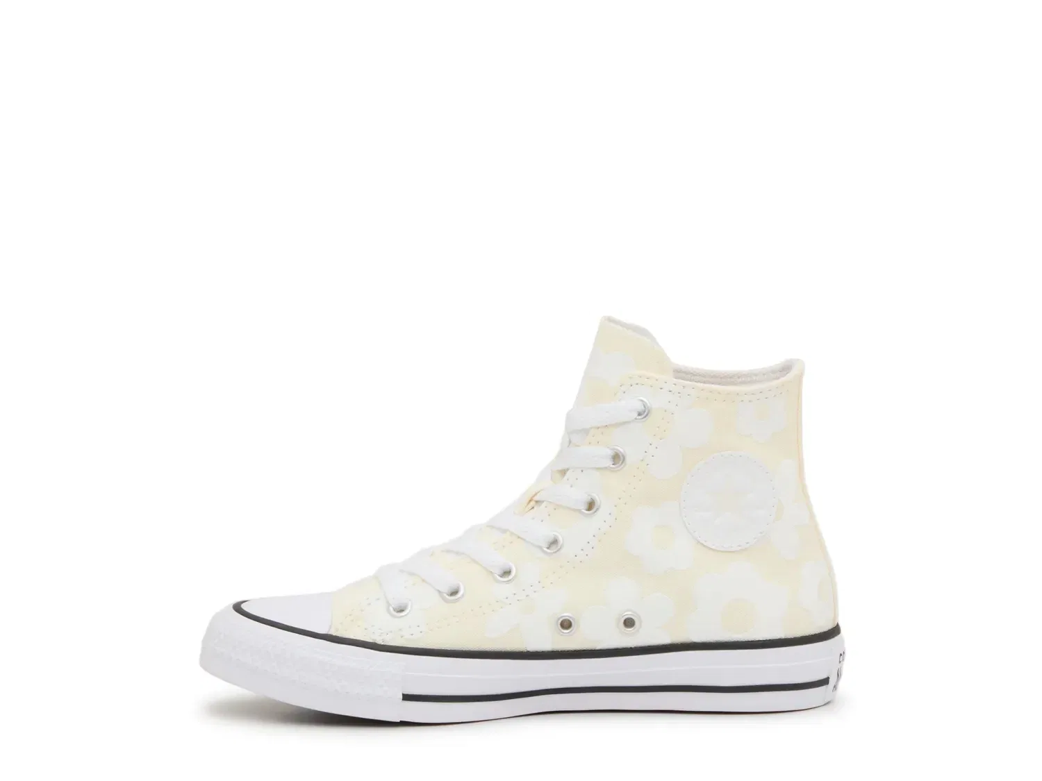 Кроссовки высокие Chuck Taylor All Star EVA Lift Hi Floral, Converse, белый — фото 3