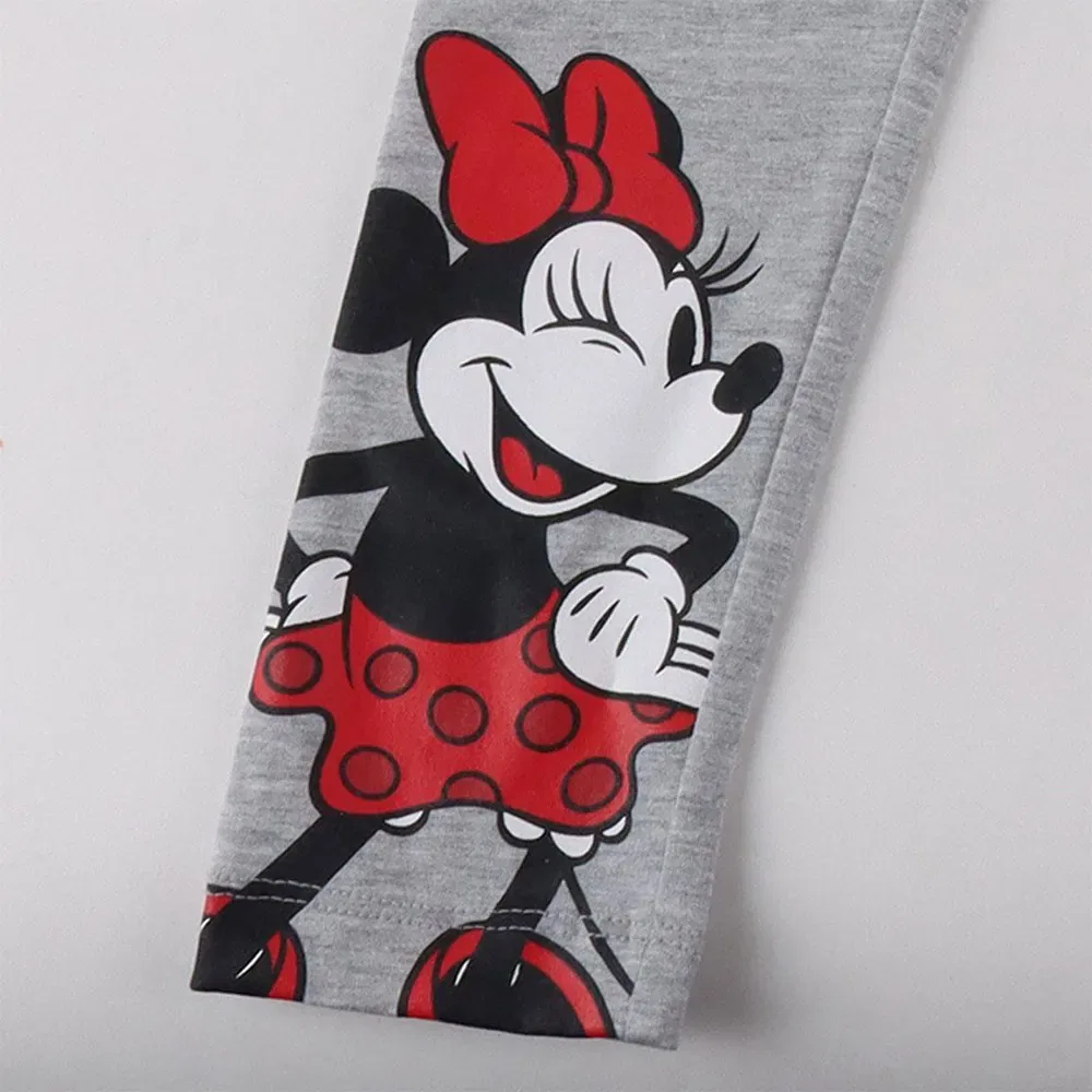 Детский комплект для девочек с длинным рукавом Minnie Long Sleeve Set Disney, Grey — фото 4