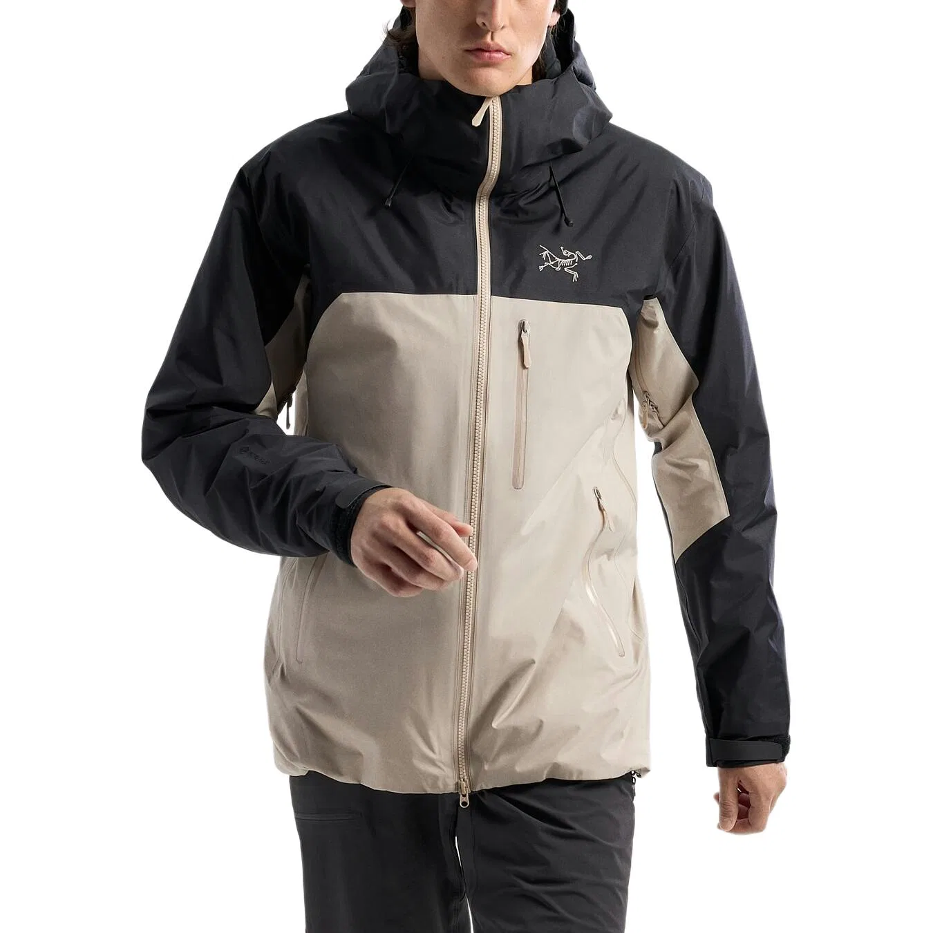 Мужская ветровка с капюшоном Arcteryx, Black Sapphire — фото 4