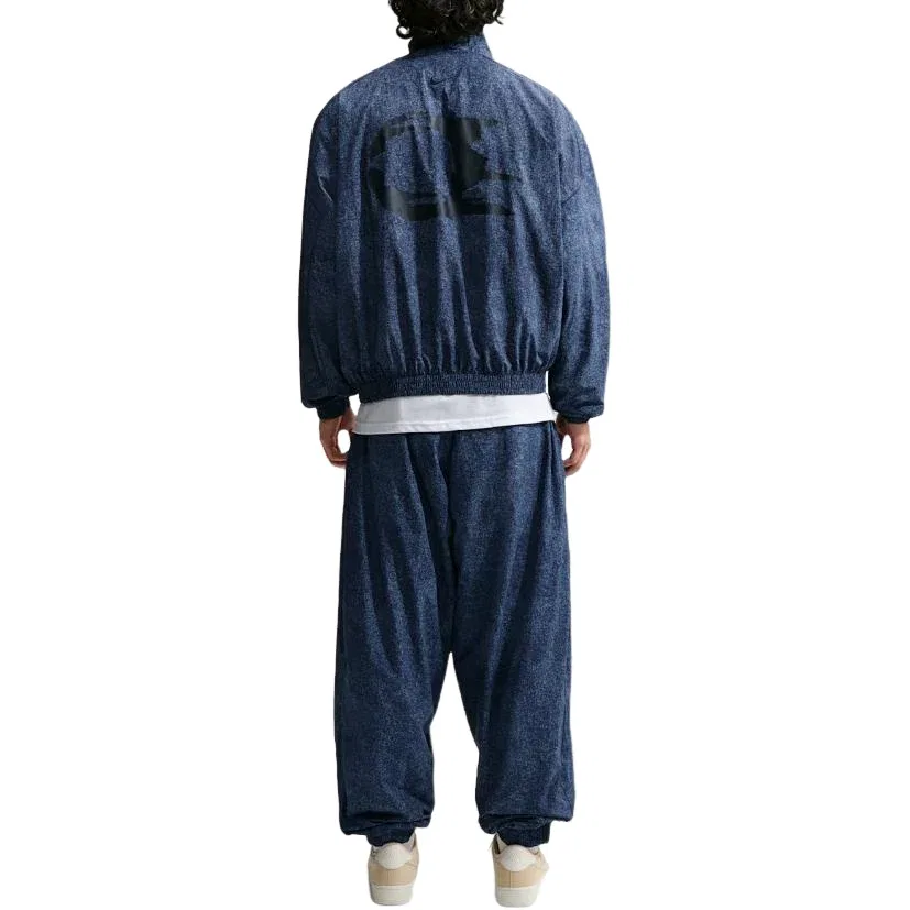 Мужская куртка для тенниса Club Rules Oversized Full-Zip Jacket 'Work Blue Obsidian' Nike, Work Blue/Obsidian — фото 2