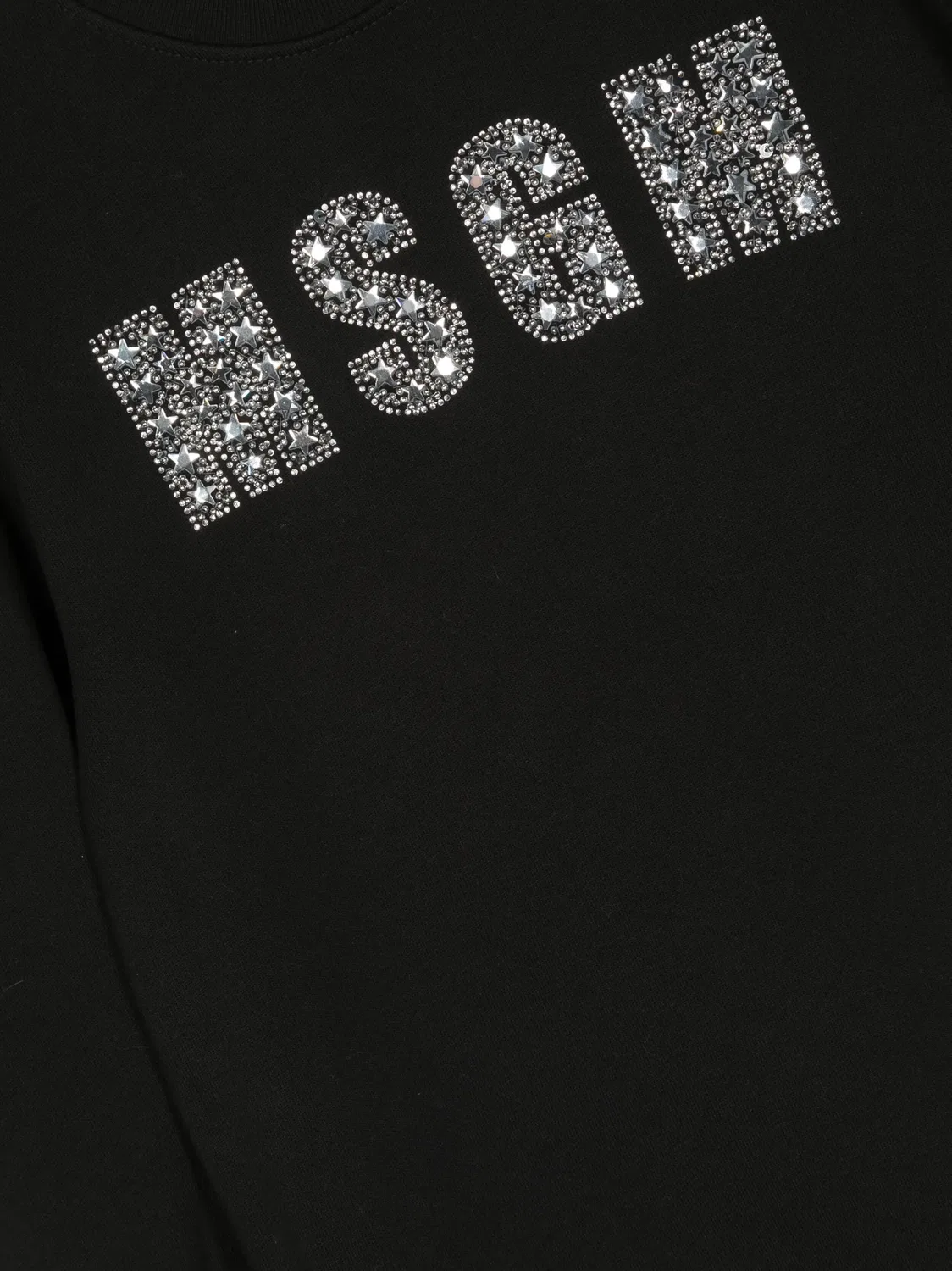 Свитшот‑платье с логотипом MSGM, черный — фото 3