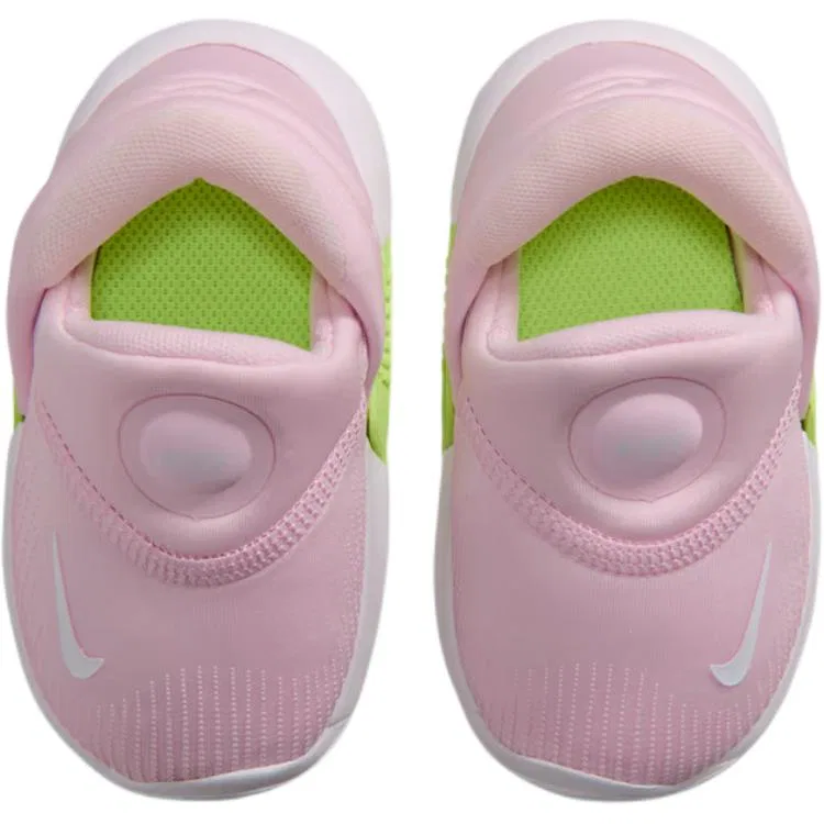 Детские кроссовки для мальчиков Nike Swoosh, Pink Foam/Neon Yellow/Light Neon Yellow/Sail White — фото 4