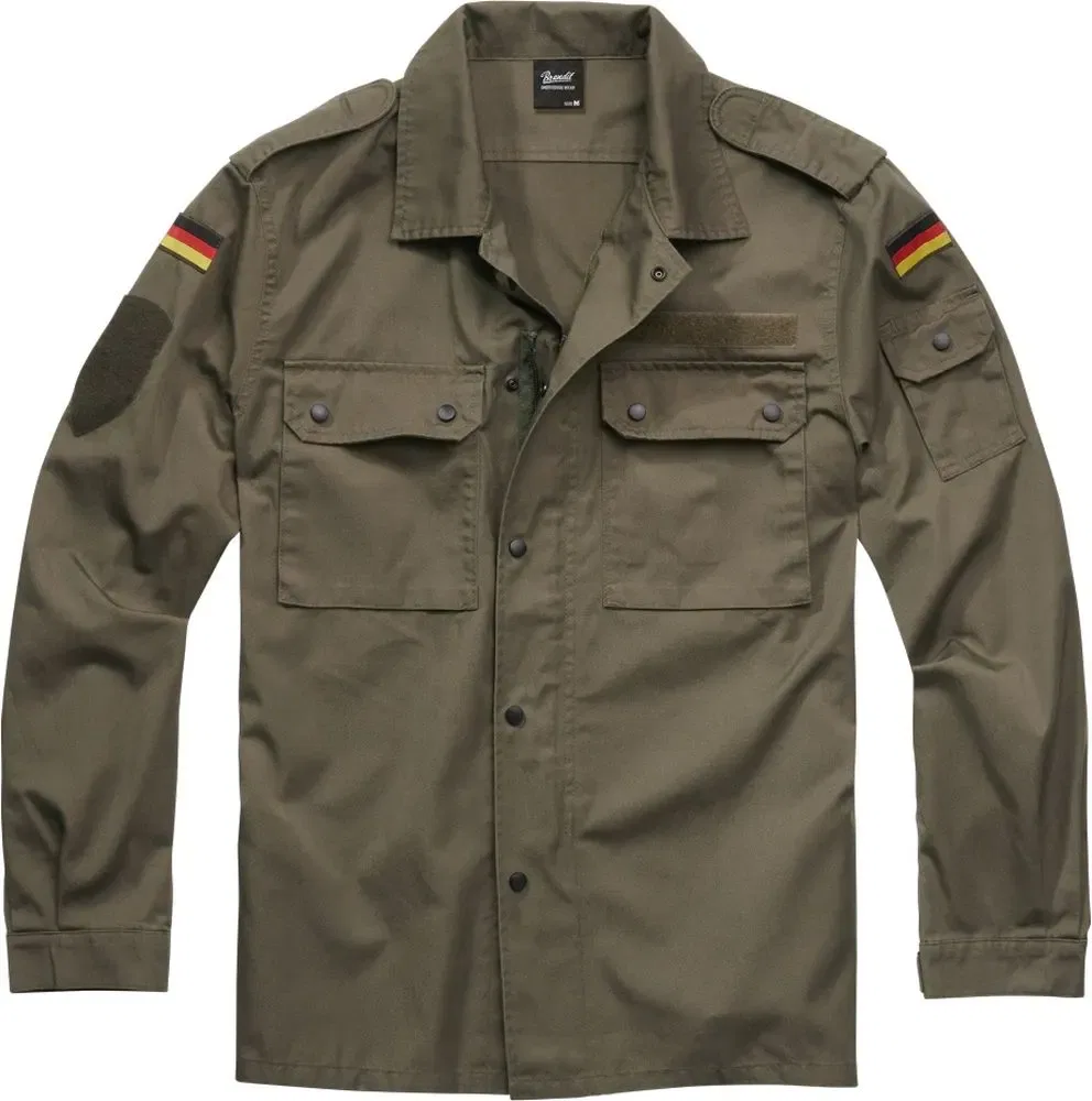 Мужская рубашка полевая Bw Field Tunic Brandit, Green — фото 2