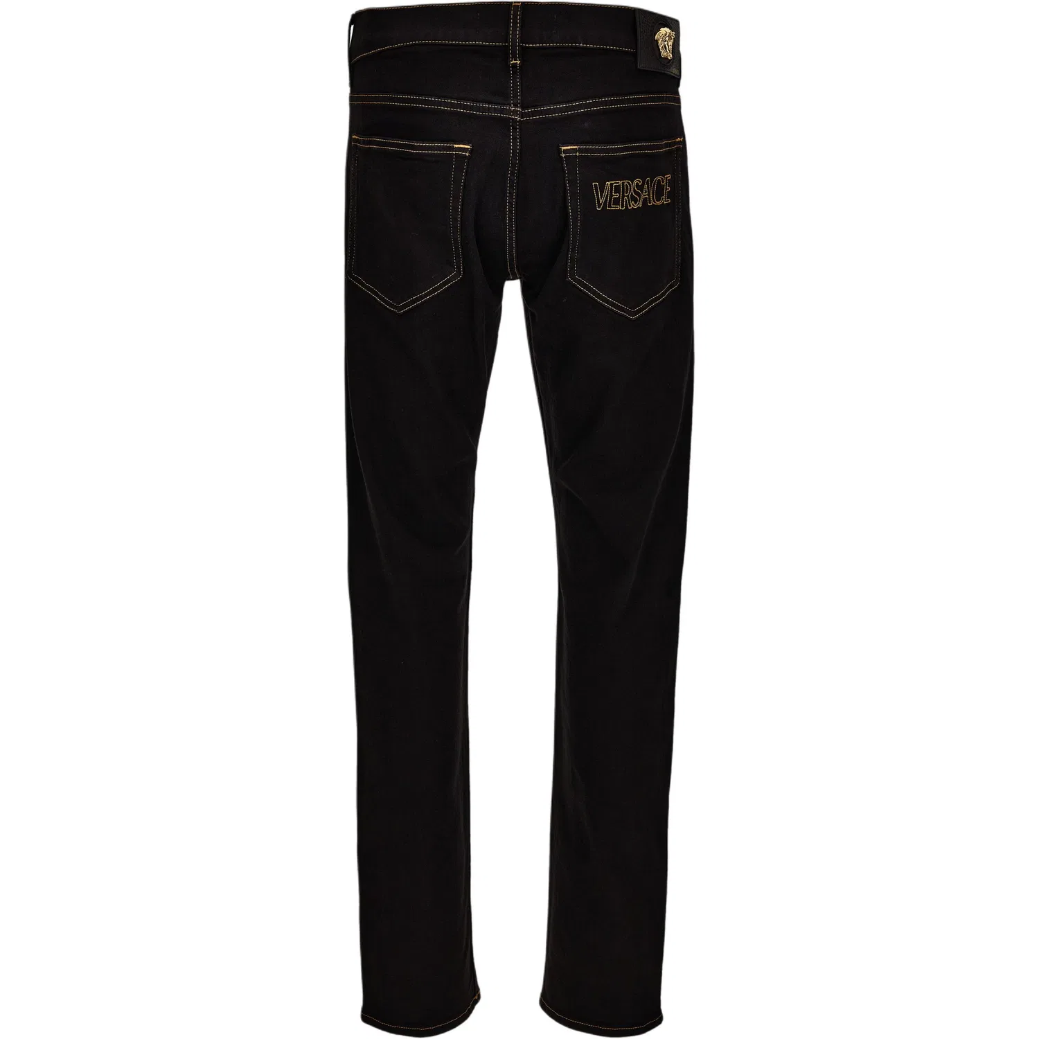 Джинсы moderate straight fit, VERSACE, Black — фото 3