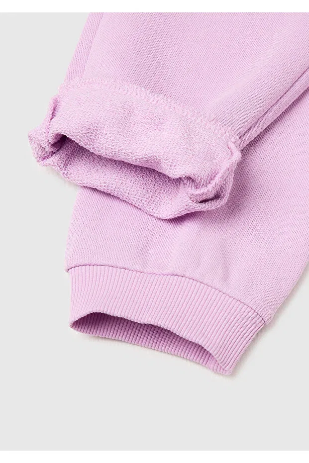Детские спортивные штаны для девочек с принтом United Colors Of Benetton, Pink — фото 3