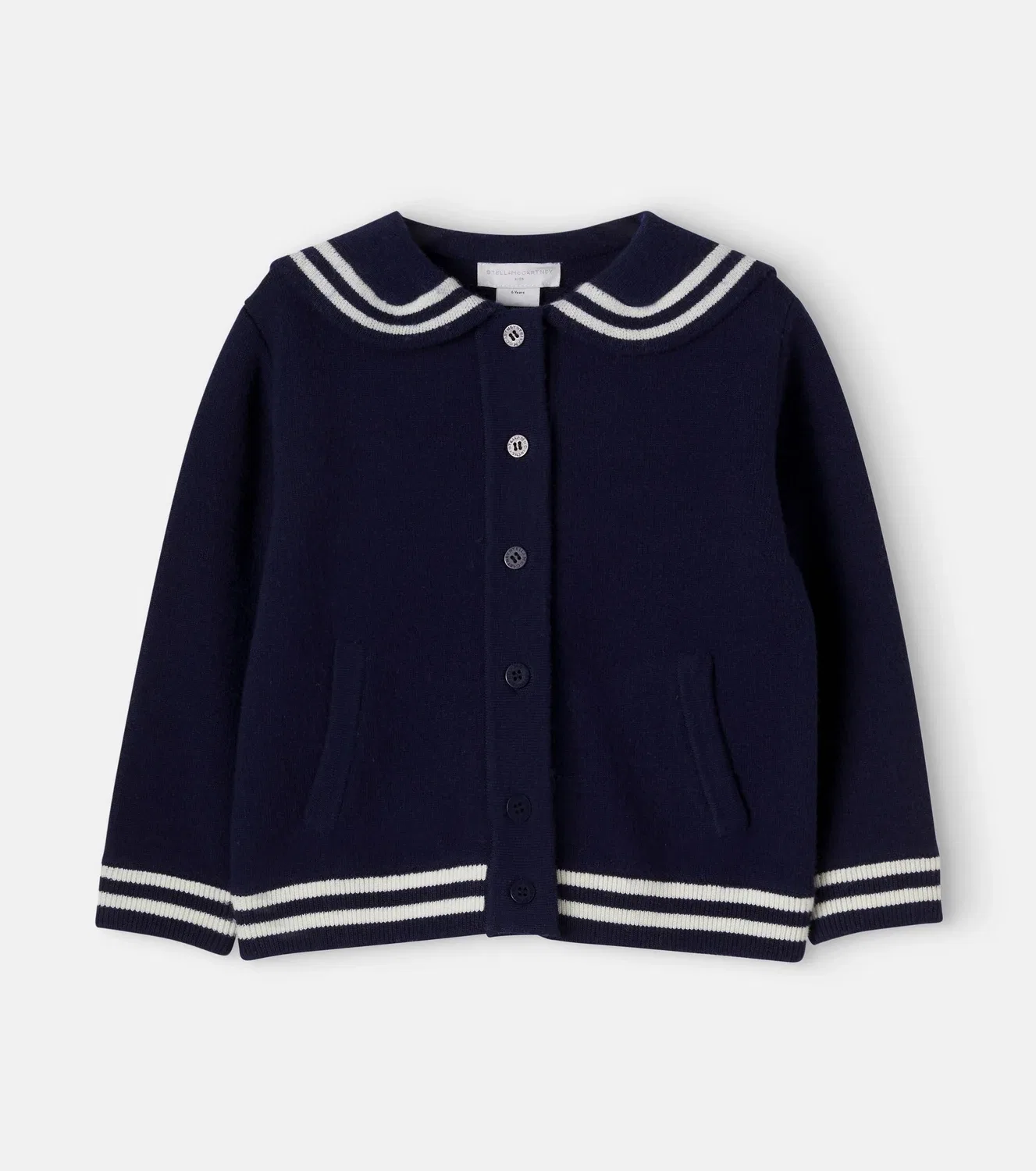 Кардиган с логотипом Stella Mccartney Kids, синий
