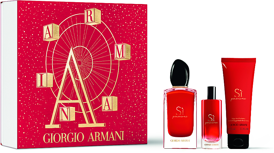 

Парфюмерный набор Giorgio Armani Si Passione, 3 предмета