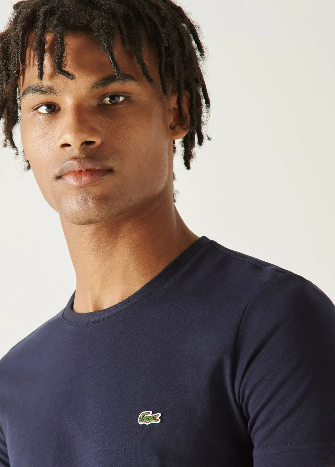 Футболка Slim Fit Lacoste, темно-синий — фото 4