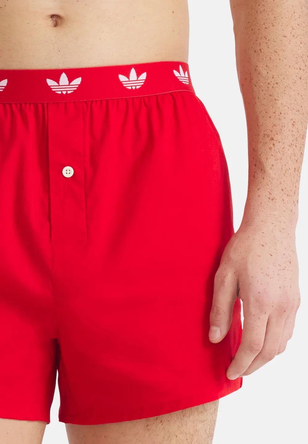 Комплект из 2 боксерских шорт Adidas Originals, Rot Dunkelblau — фото 4