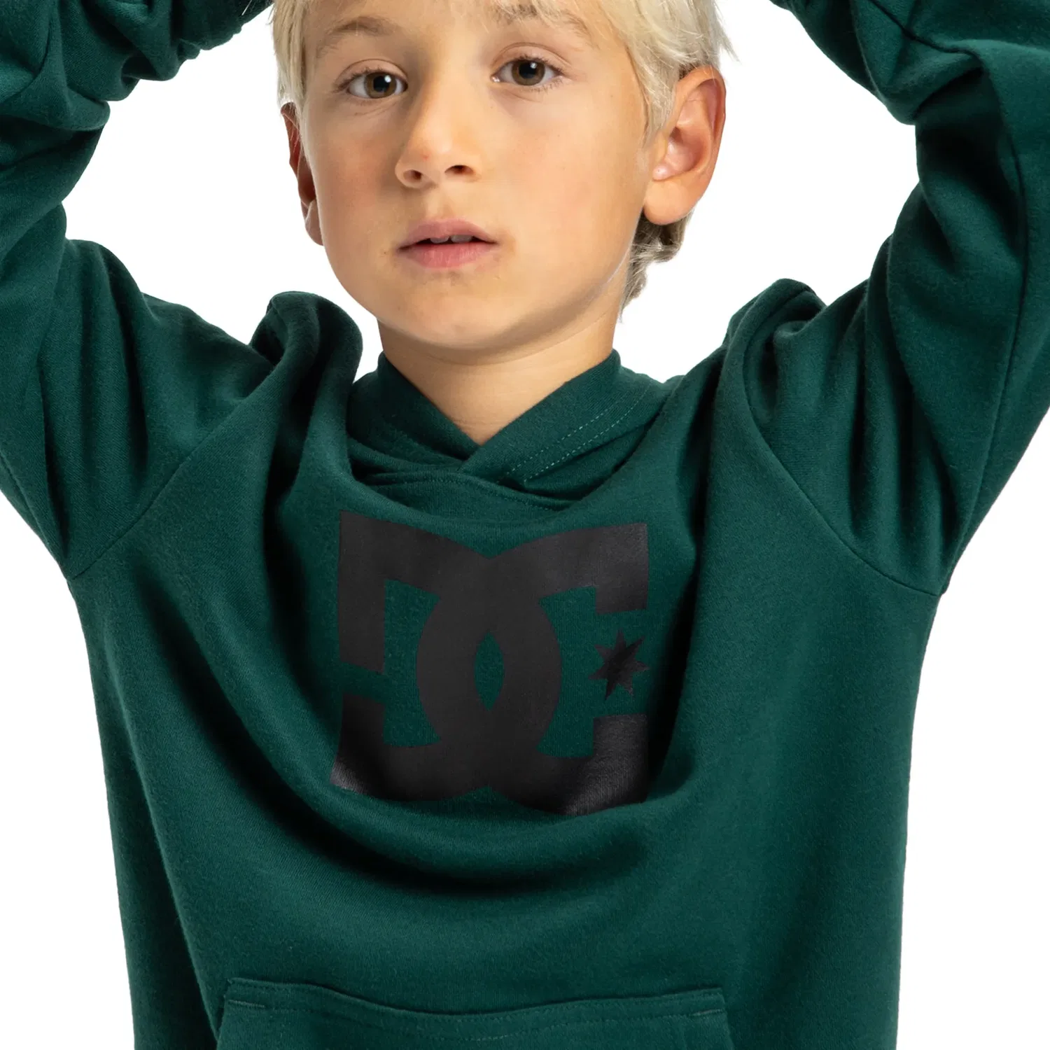 Детское худи с принтом DC Star DC Shoes, Verde — фото 3
