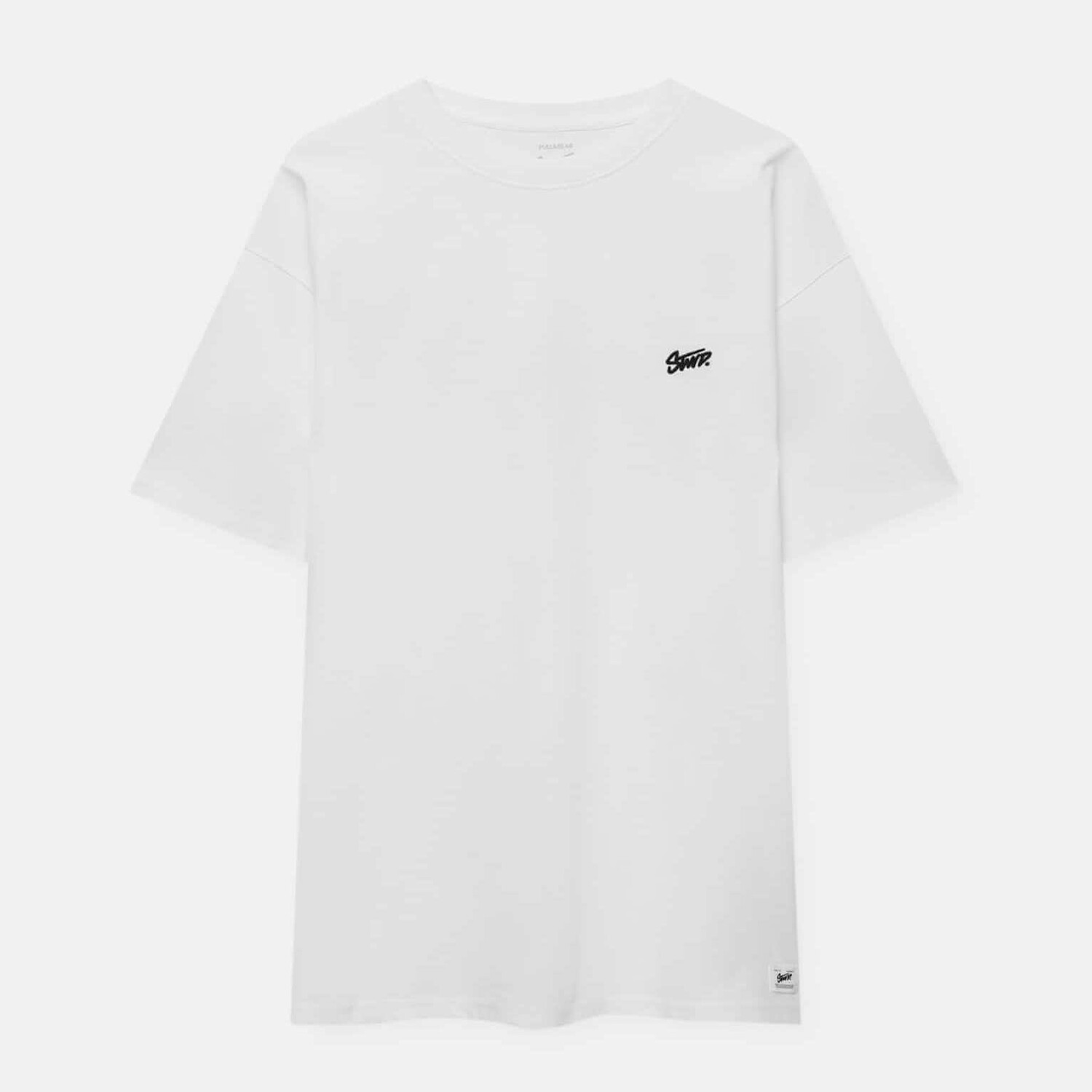 

Футболка Pull&Bear Stwd Logo, белый