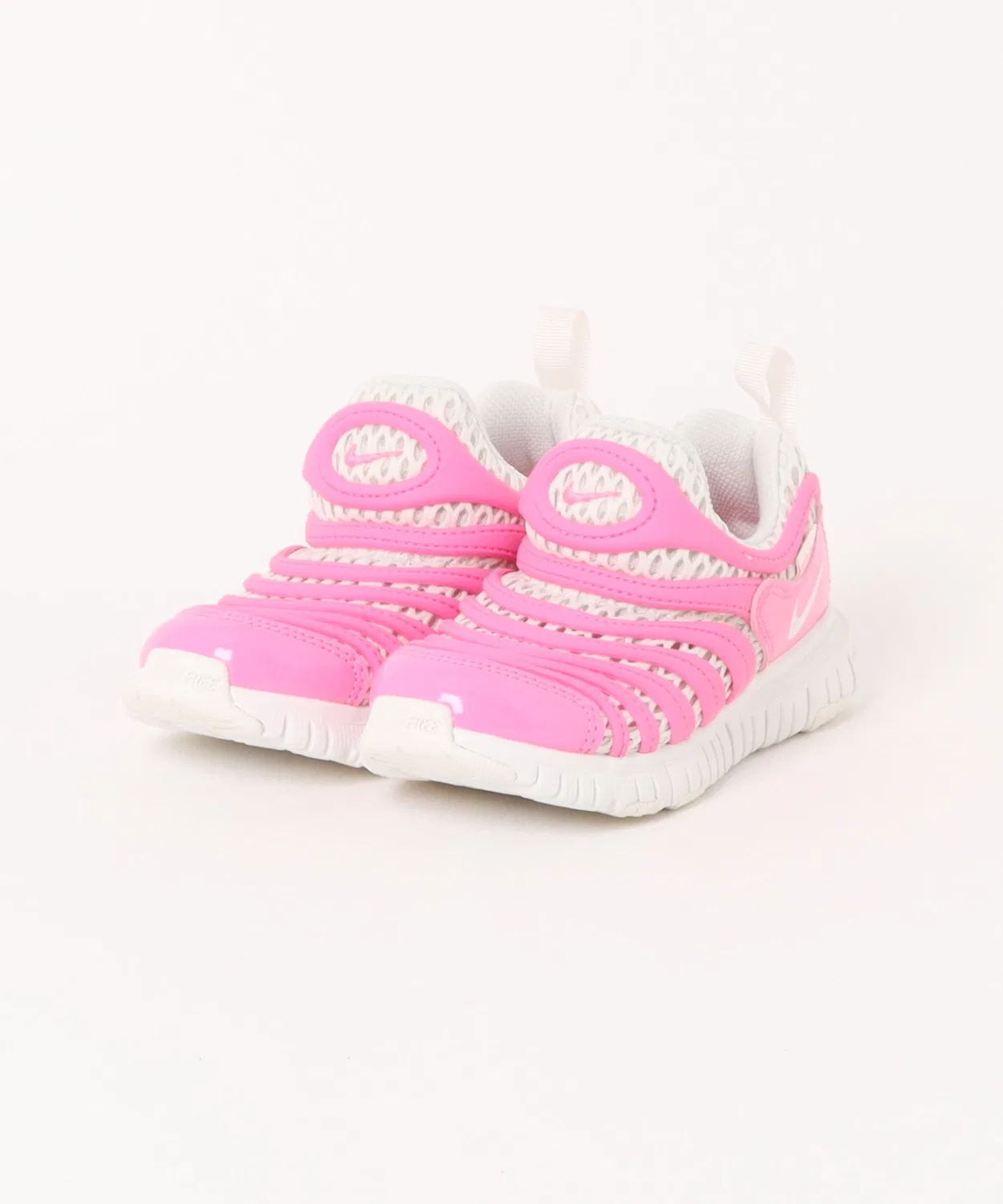Детские кроссовки с носком без шнуровки Nike Dynamo Free BR 2, Pink Glow/Sail
