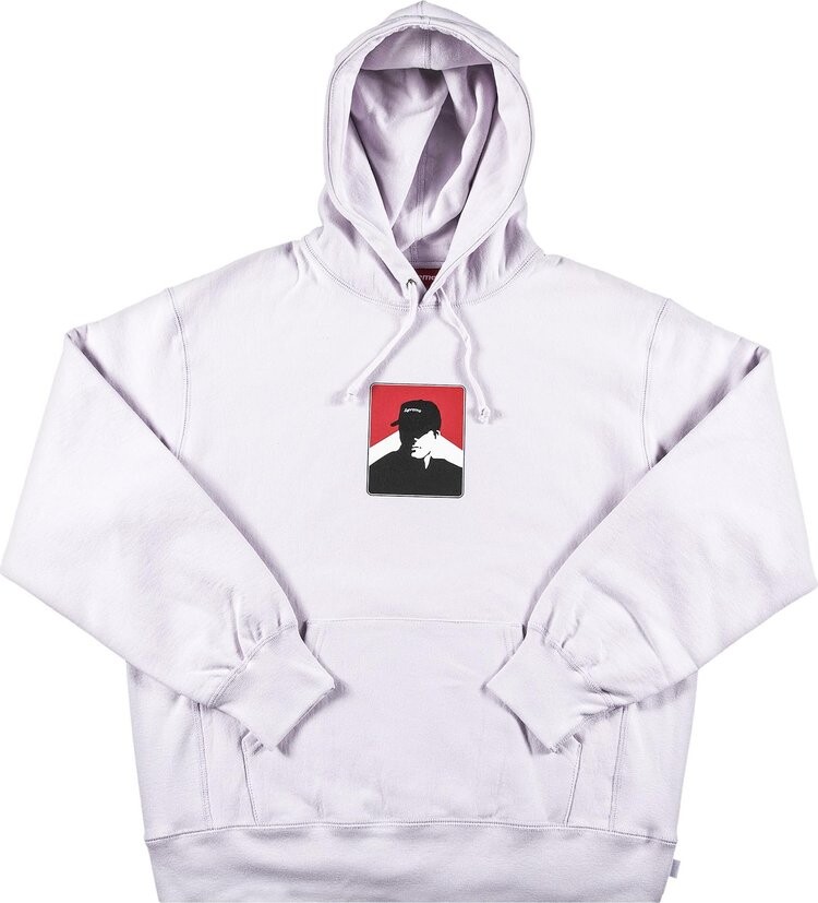 

Толстовка Supreme Portrait Hooded Sweatshirt 'Light Purple', фиолетовый