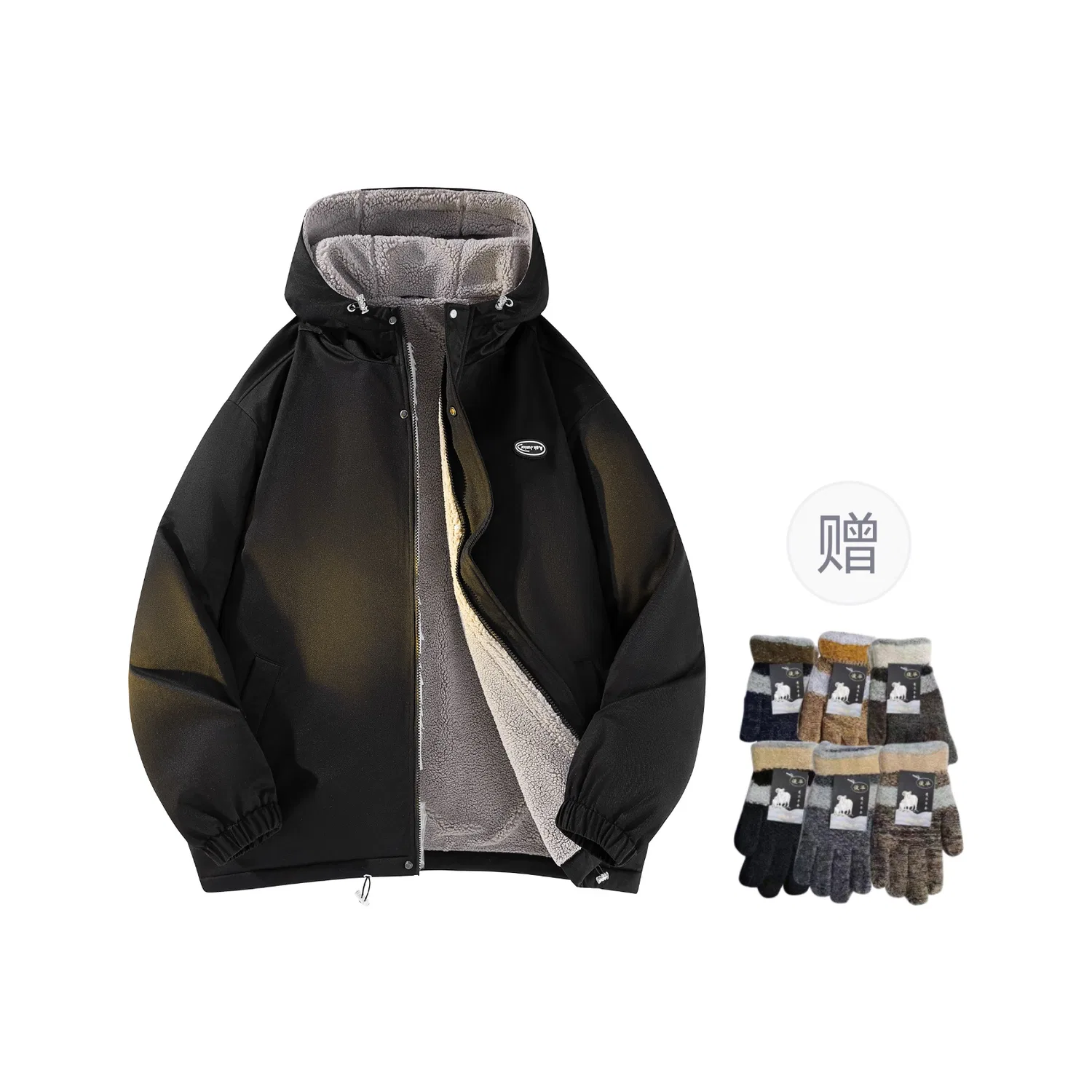 Детский пуховик с принтом Trend Party Series Puffer Jacket Unisex MIIOW — фото 3