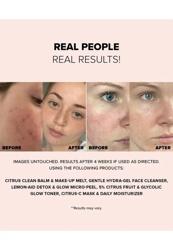 Набор для ухода за кожей 3-шаговый Citrus Skin Renewal Nudestix 60 мл — фото 2