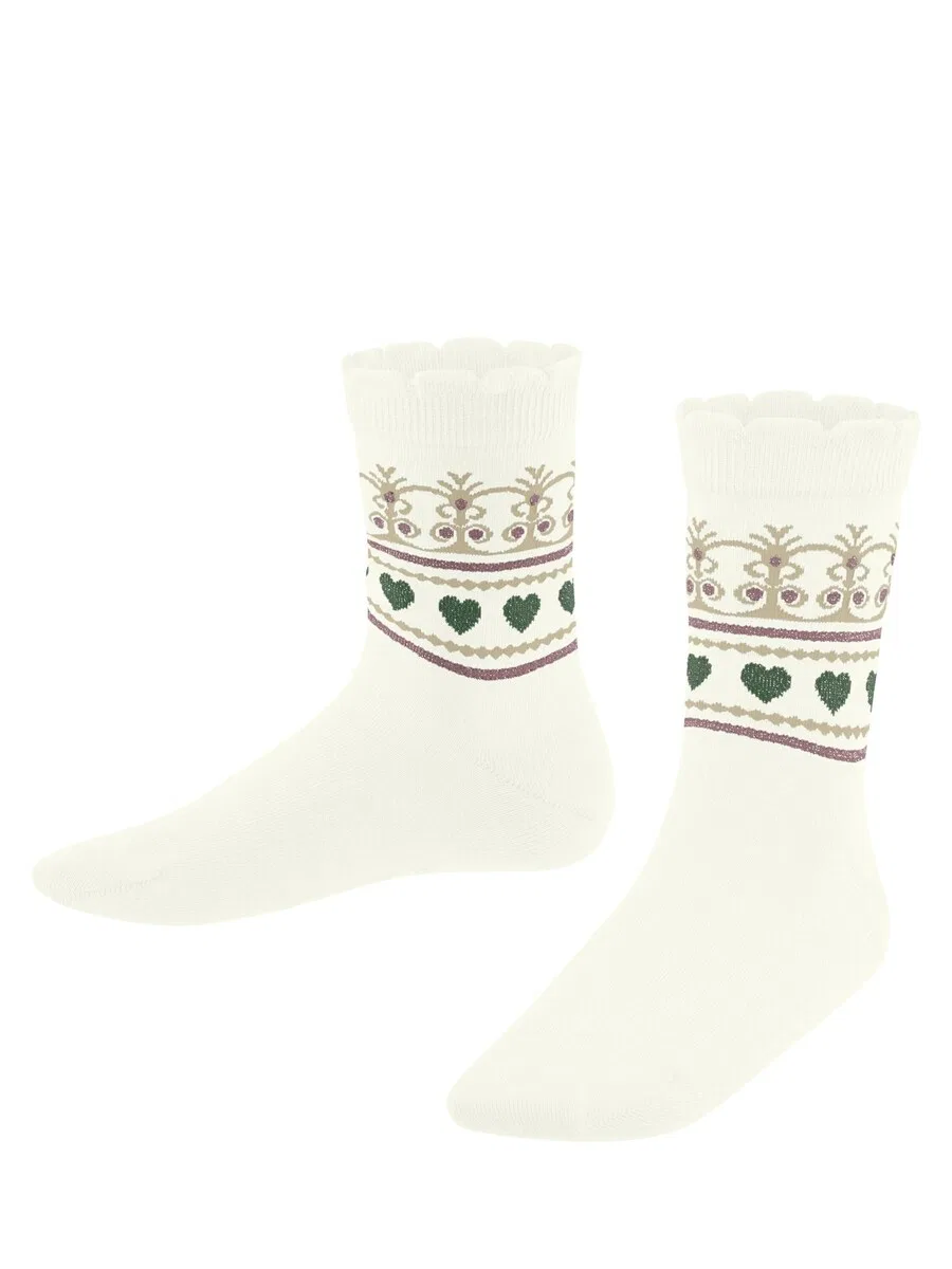Носки FALKE 'Shiny Icecrown', кремовый