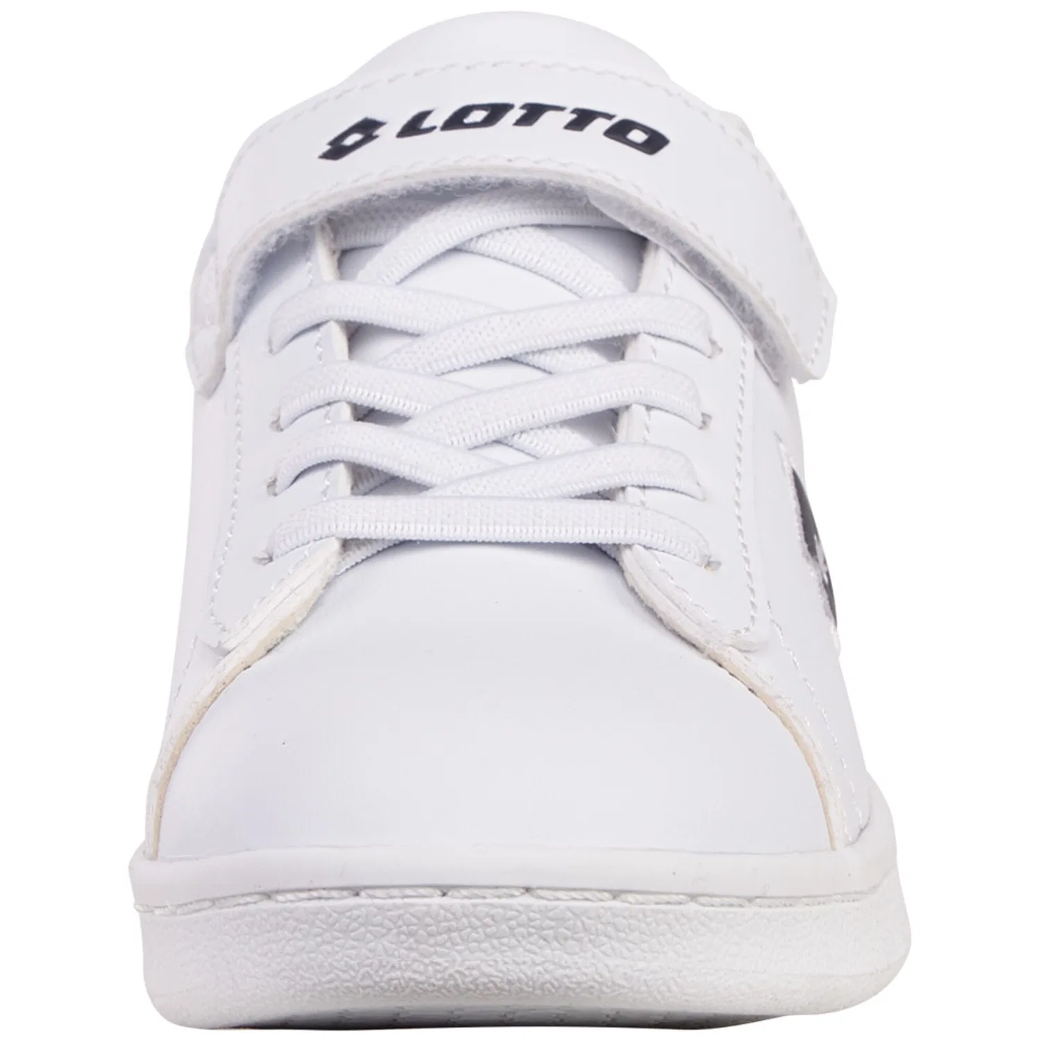 Детские ретро-кроссовки в теннисном стиле Lotto, White/Navy — фото 3