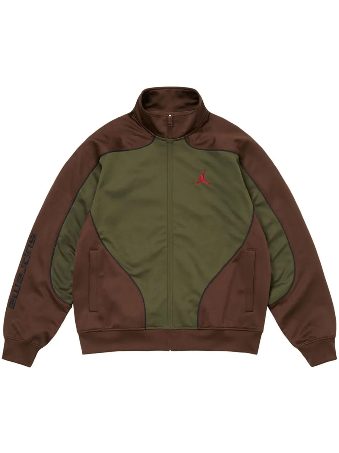 Куртка-трекинг x Jordan Tricot Supreme, зеленый