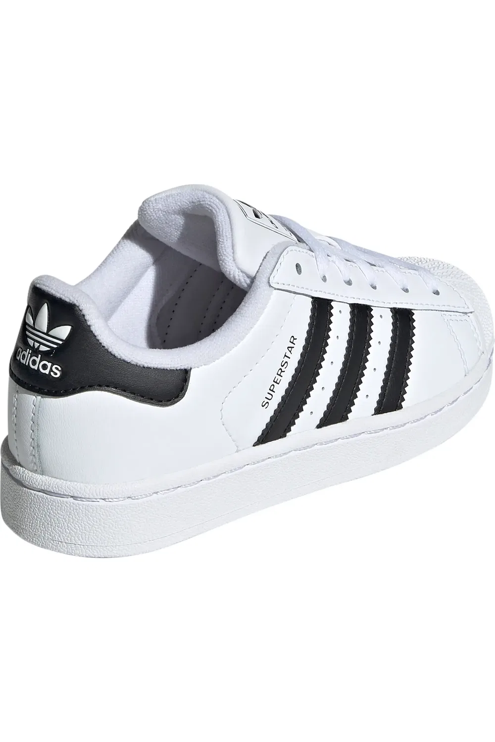 Кроссовки детские с защитным носком Superstar II adidas, белый/черный/белый — фото 2