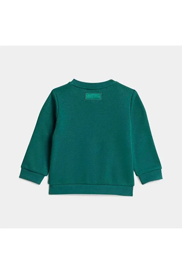 Детский спортивный костюм для мальчиков с принтом Disney Crew Baby Adidas, Green — фото 3