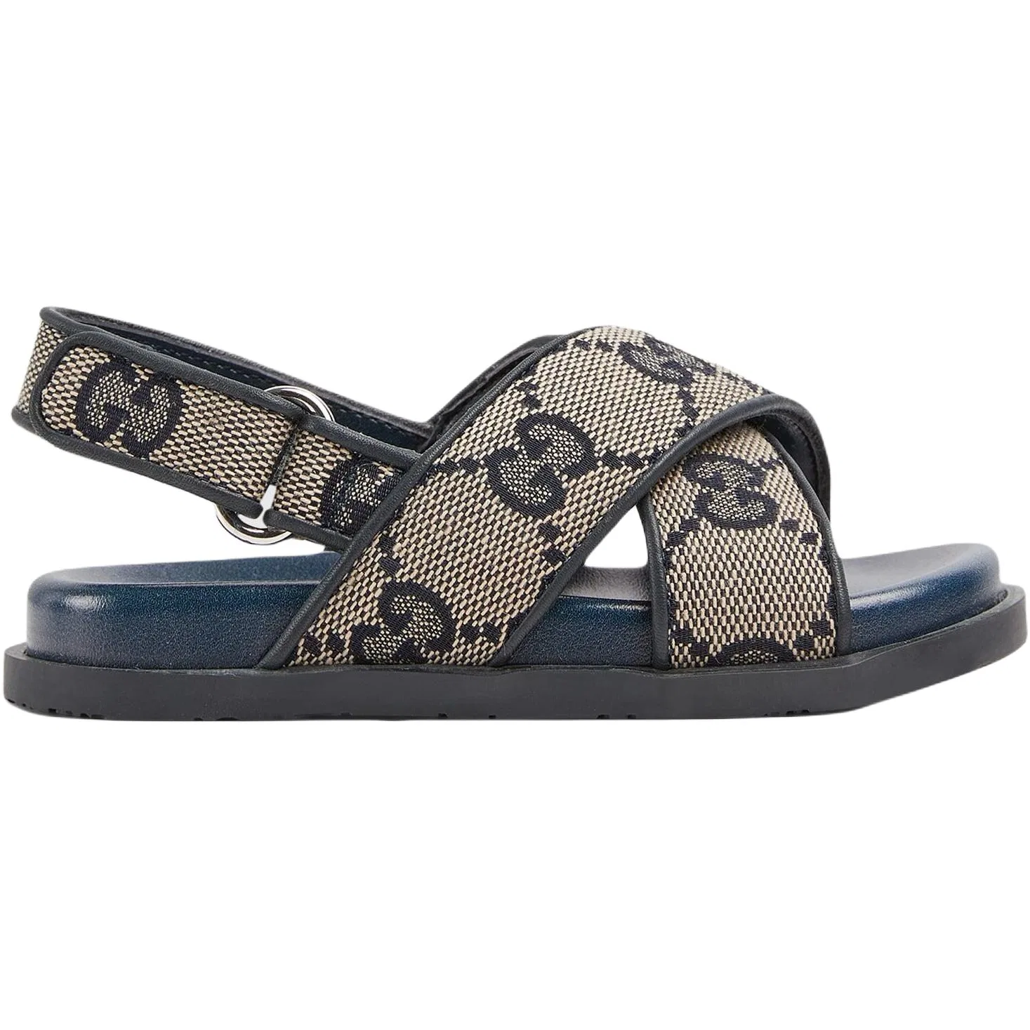 Детские туфли Gucci GG Canvas, бежевые — фото 3