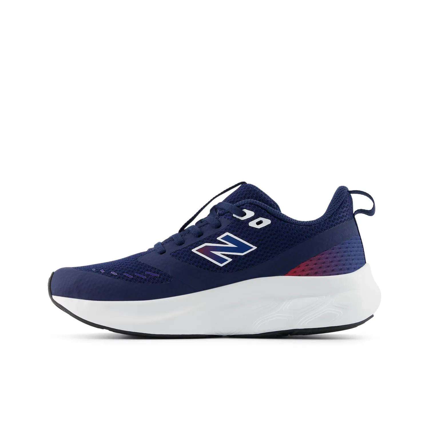 Детские кроссовки для мальчиков дышащие 625 LACE New Balance, Nb Navy With Team Red And Team Royal — фото 3