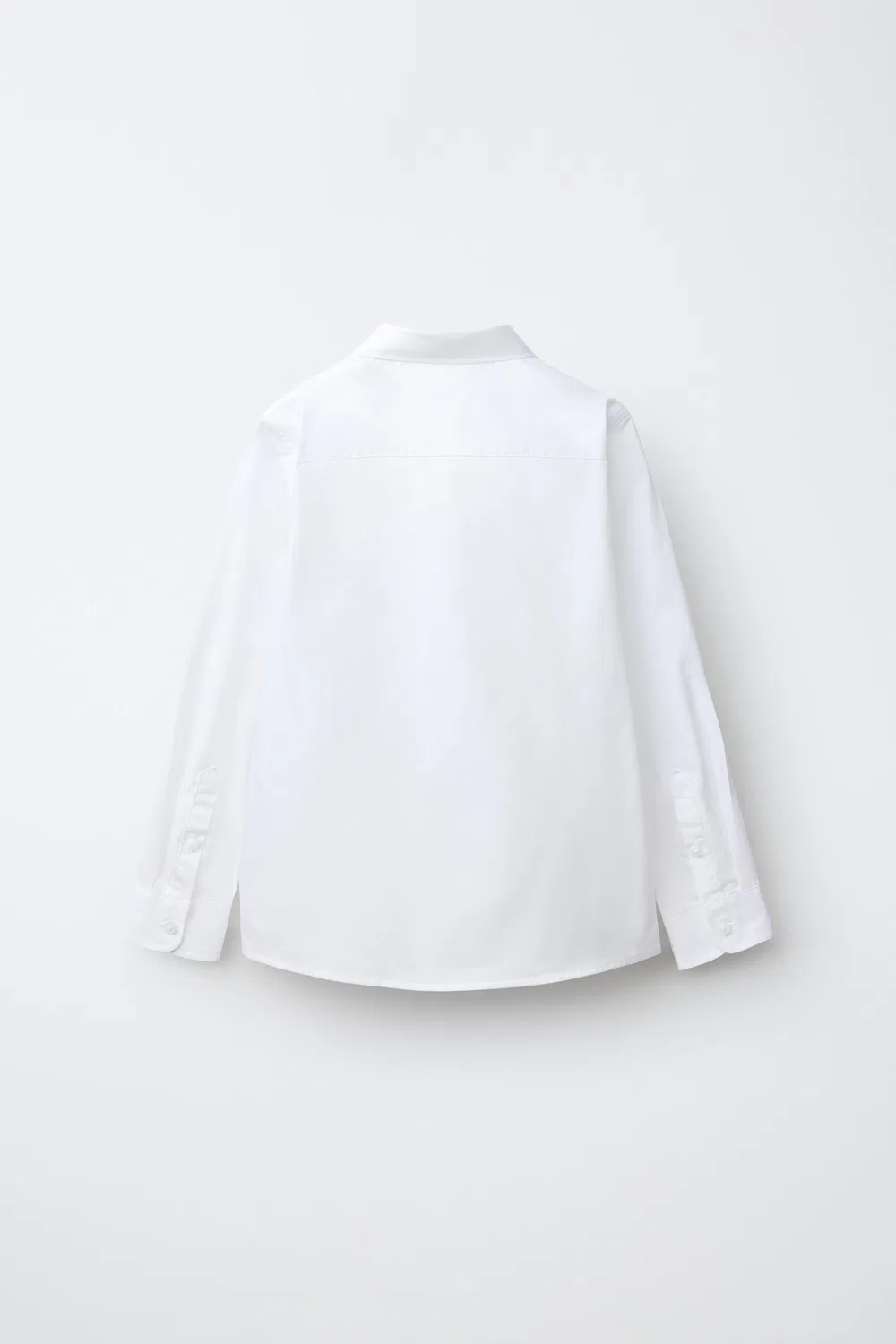 Простая рубашка для костюма ZARA, White — фото 2