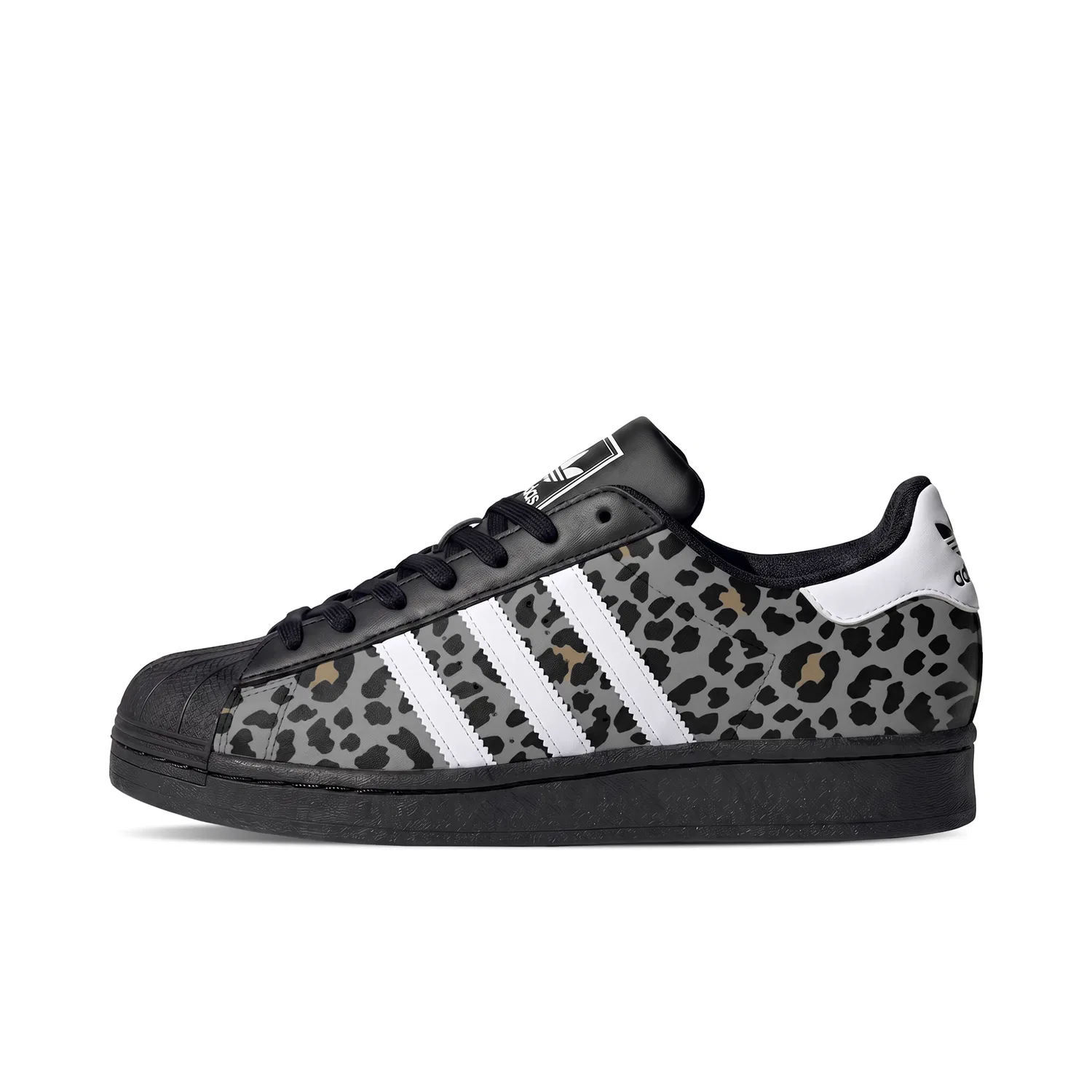 Кроссовки для скейтбординга детские Superstar 2, Adidas Originals, Black — фото 3