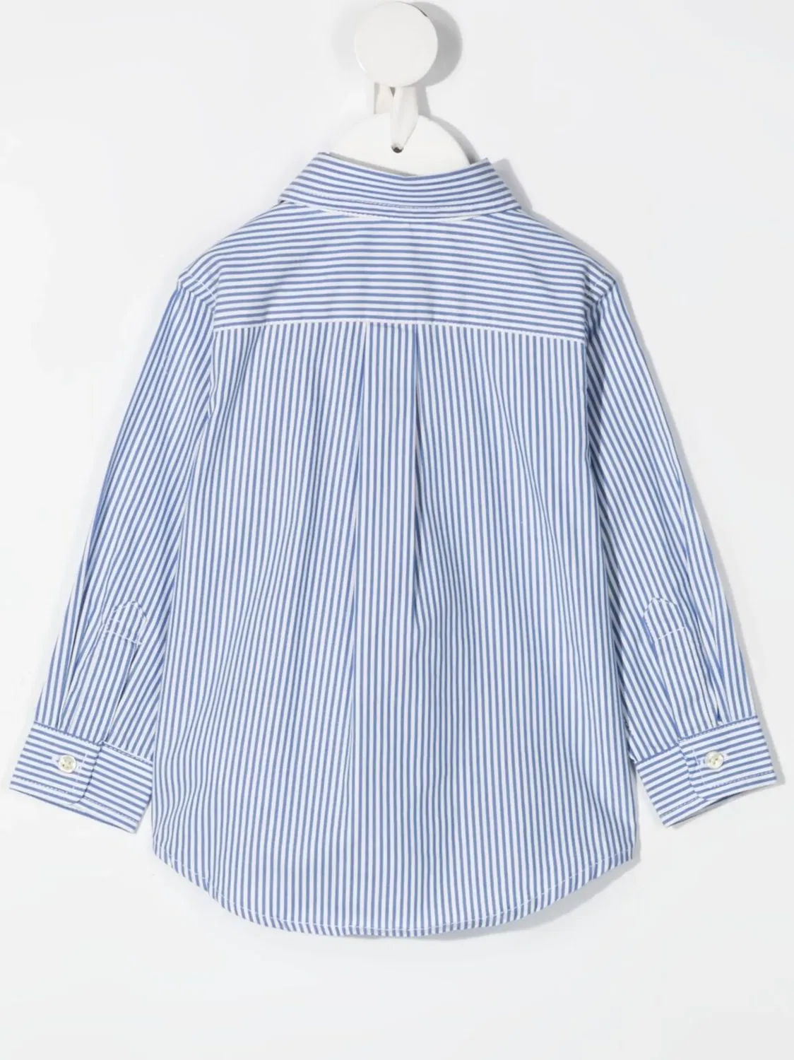 Polo Ralph Lauren Рубашка в полоску, синяя — фото 3