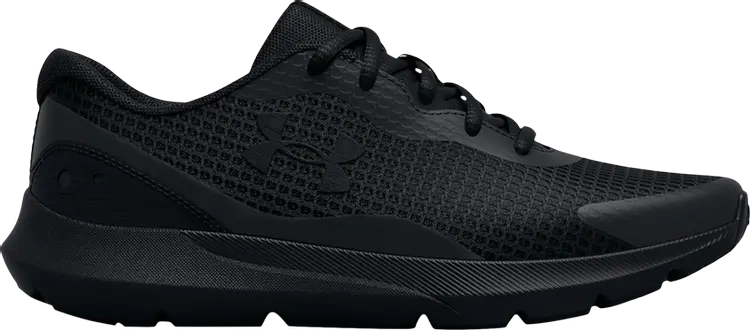 

Кроссовки Under Armour Wmns Surge 3 Triple Black, черный