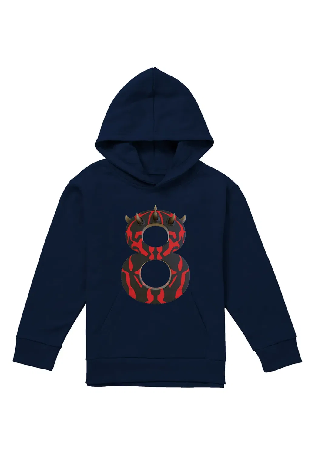 Детское худи с принтом Star Wars Darth Maul, Disney, Navy