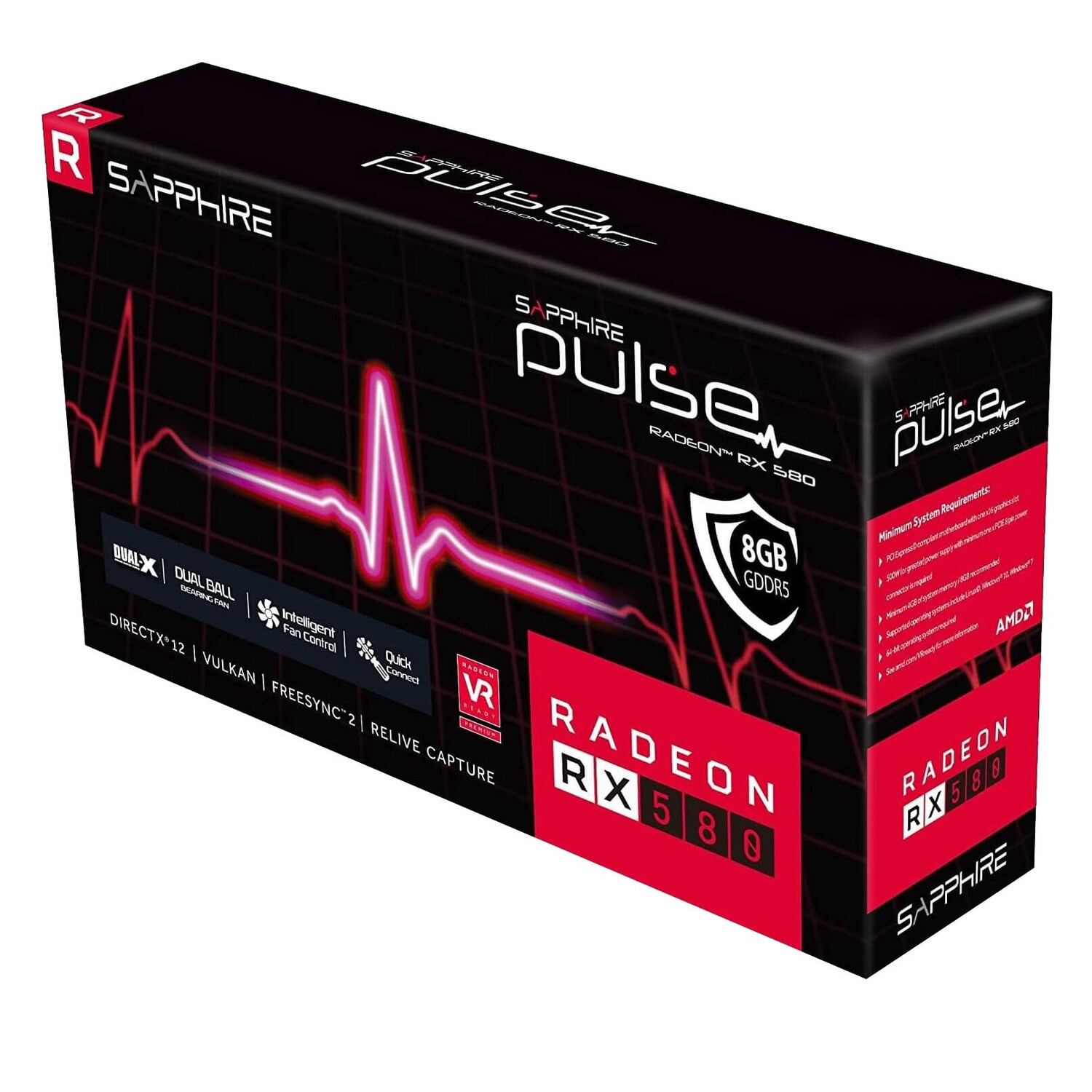 

Видеокарта Sapphire Pulse 11265-05-20G RX 580, 8GB