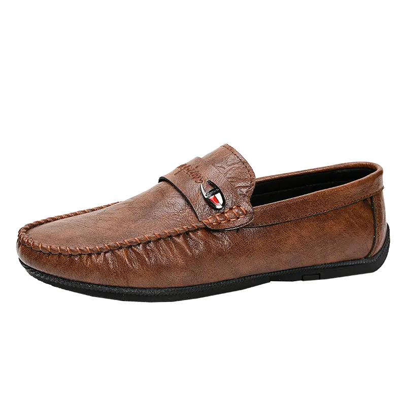 

KUPE Мужские повседневные туфли мужские низкие топы коричневые, цвет Brown