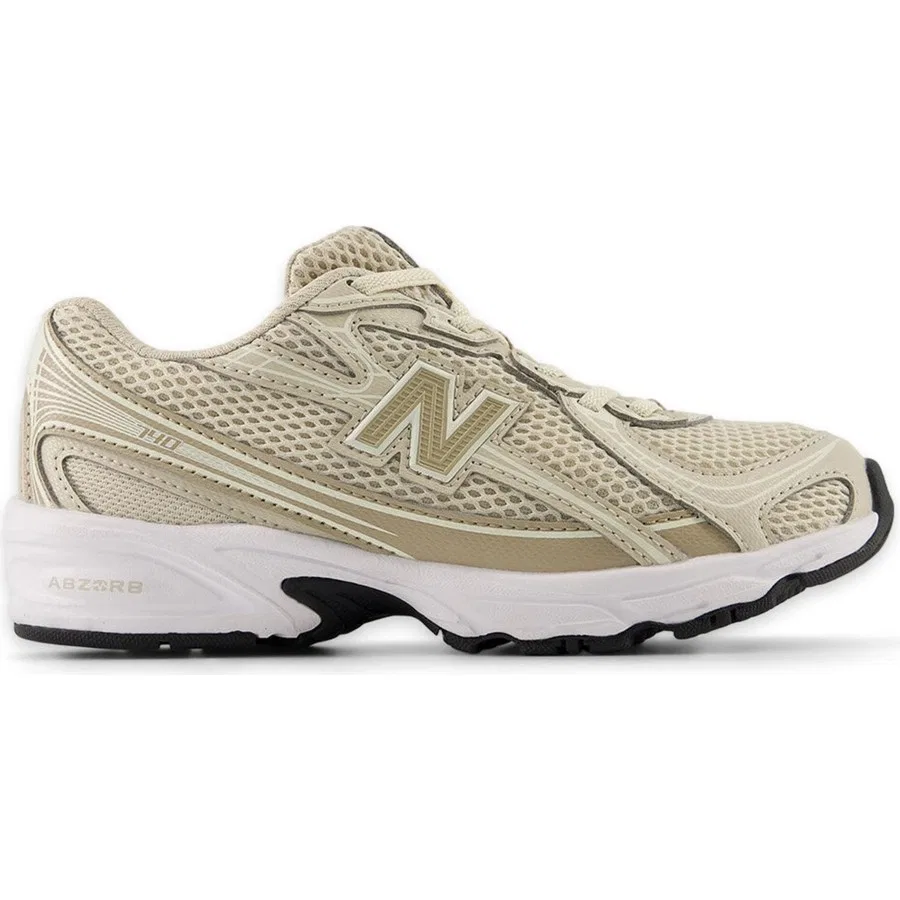 Кроссовки повседневные с логотипом P740 Nb Lifestyle Pre-School Shoes New Balance, Бежевый