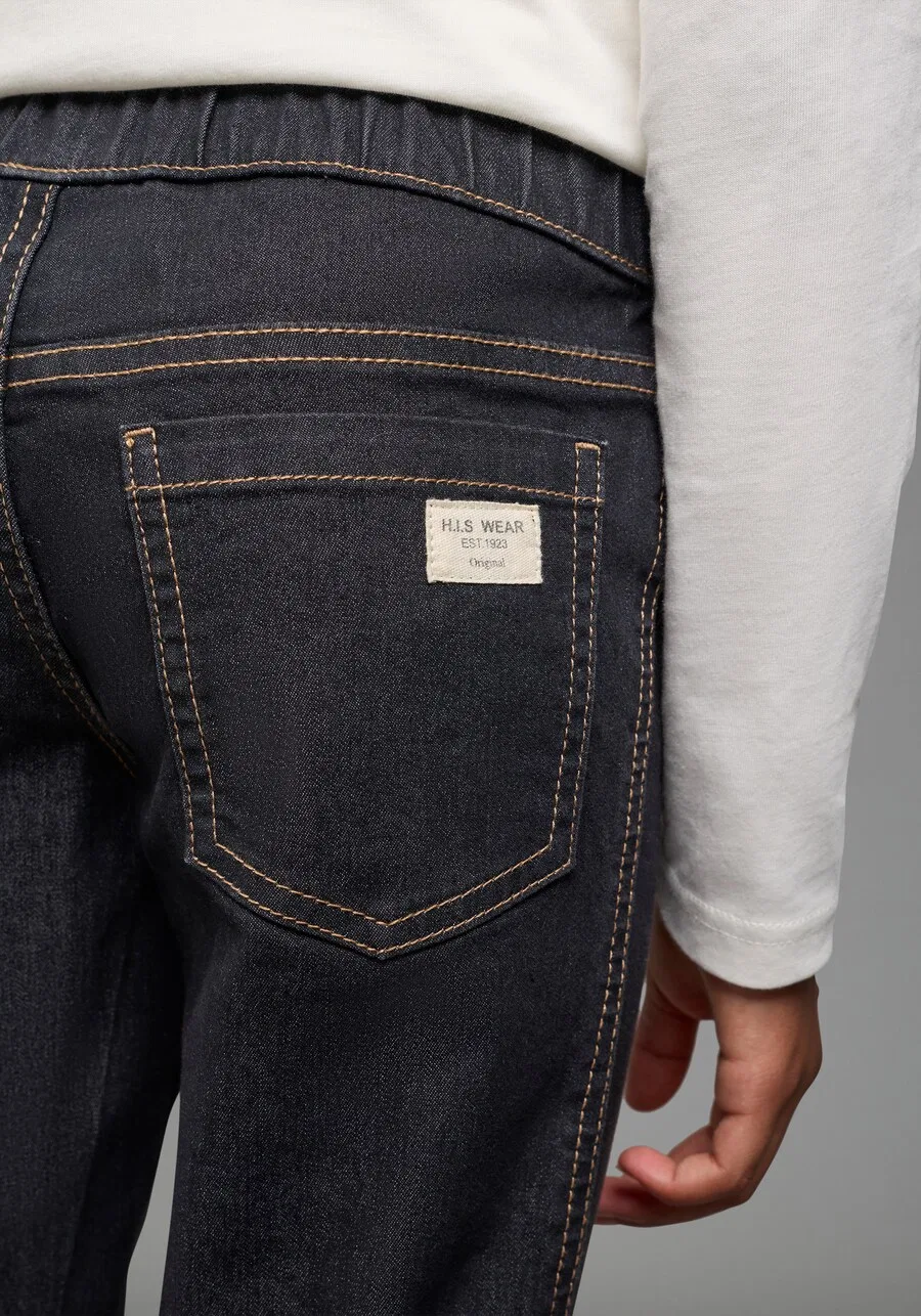 Джинсы H.I.S EM Slim fit черного цвета — фото 4