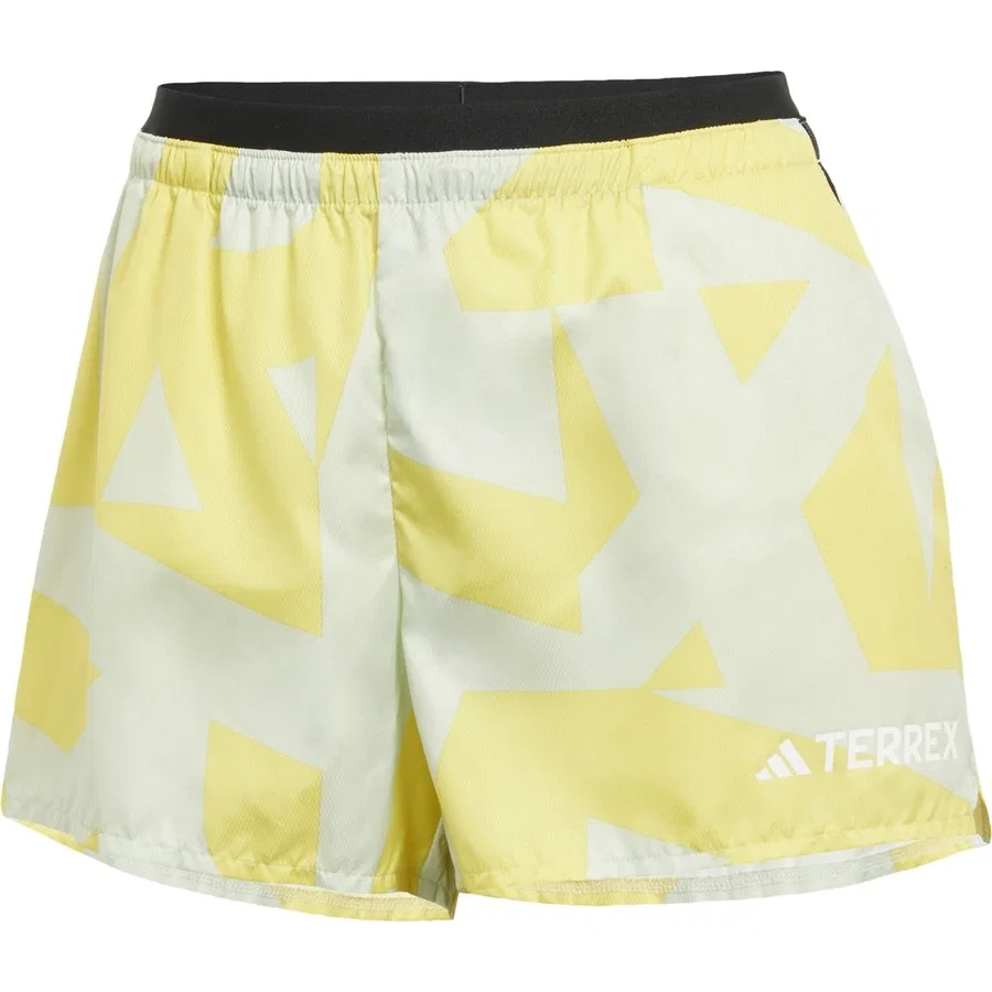 Шорты спортивные с принтом Terrex Multi Light Printed adidas, Желто-зеленый — фото 3