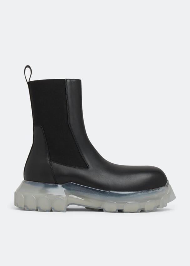 Сапоги RICK OWENS Beatle Bozo Tractor boots, черный купить по цене