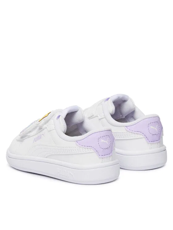 Кроссовки Puma Smash 3.0 Badges V Inf Puma, белый — фото 3