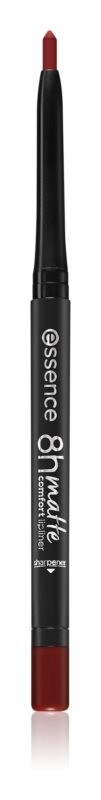 

Матовый карандаш для губ с точилкой Essence 8h Matte Comfort, оттенок 08 Dark Berry 0,3 г