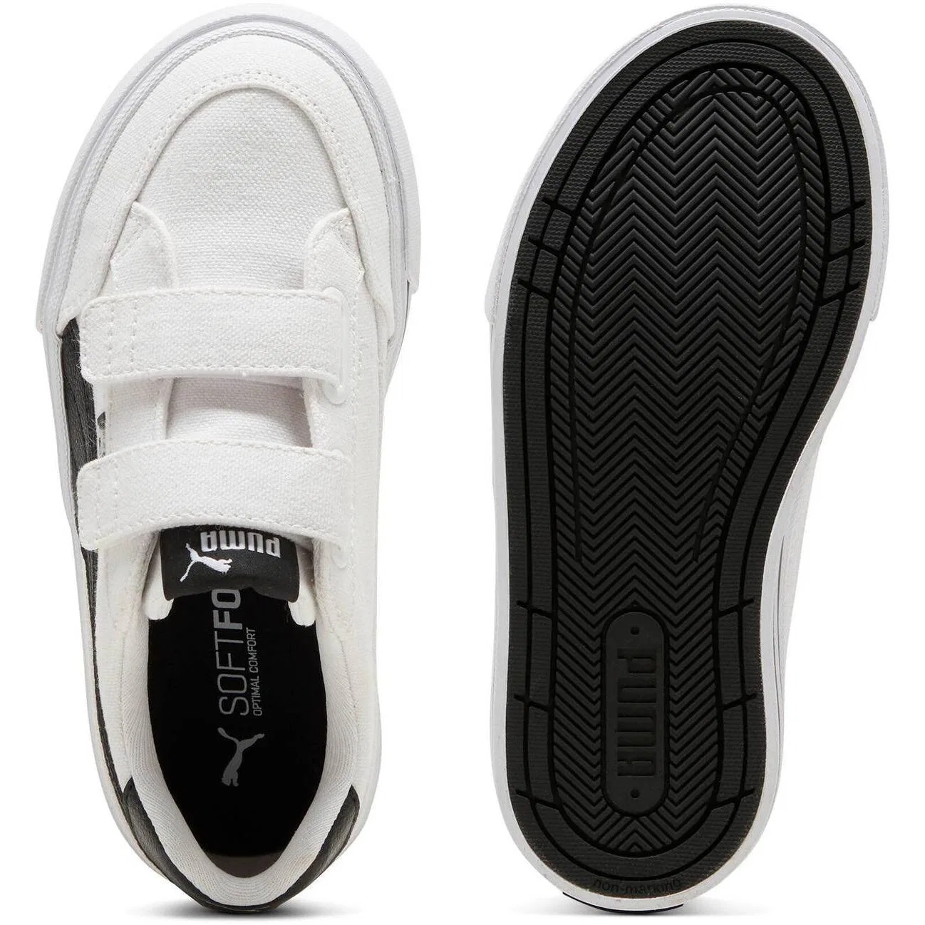 Детские кроссовки Puma Court Classic Vulc Fs V Ps, Weiß — фото 2