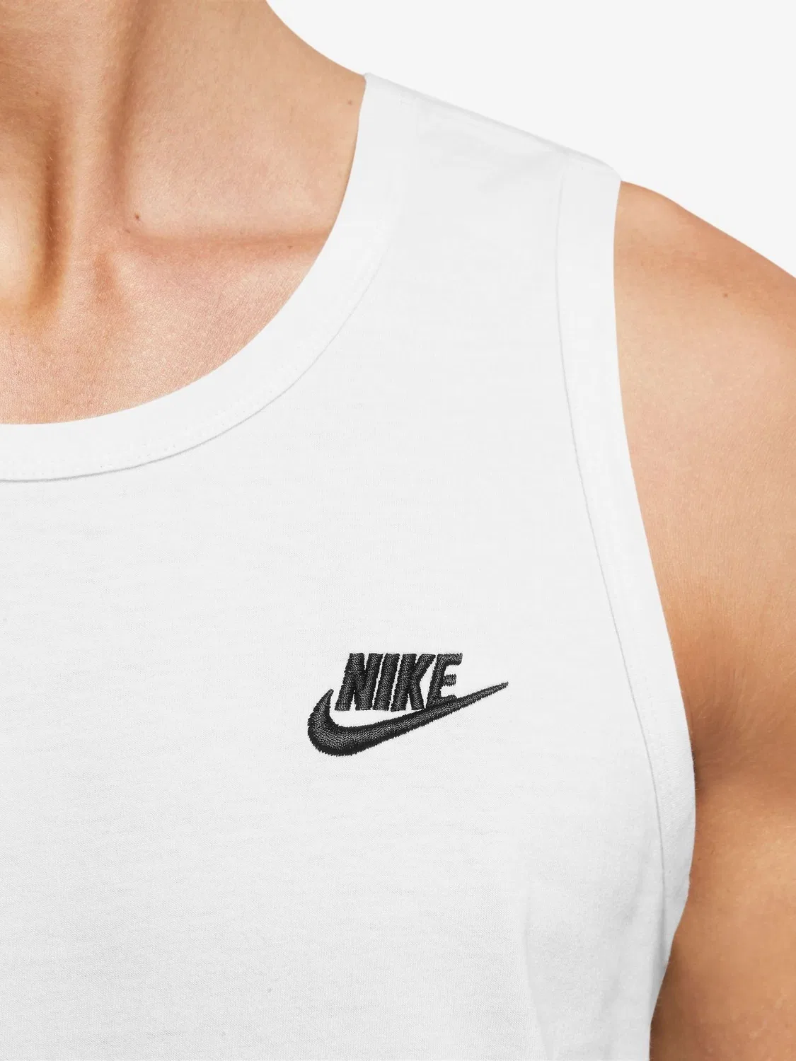 Майка Nike Club, белый — фото 4
