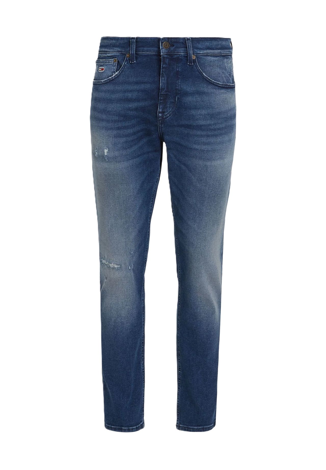 

Брюки джинсовые, фирменная нашивка, декоративные швы, мужские TOMMY Jeans, цвет 1bk Denim Dark