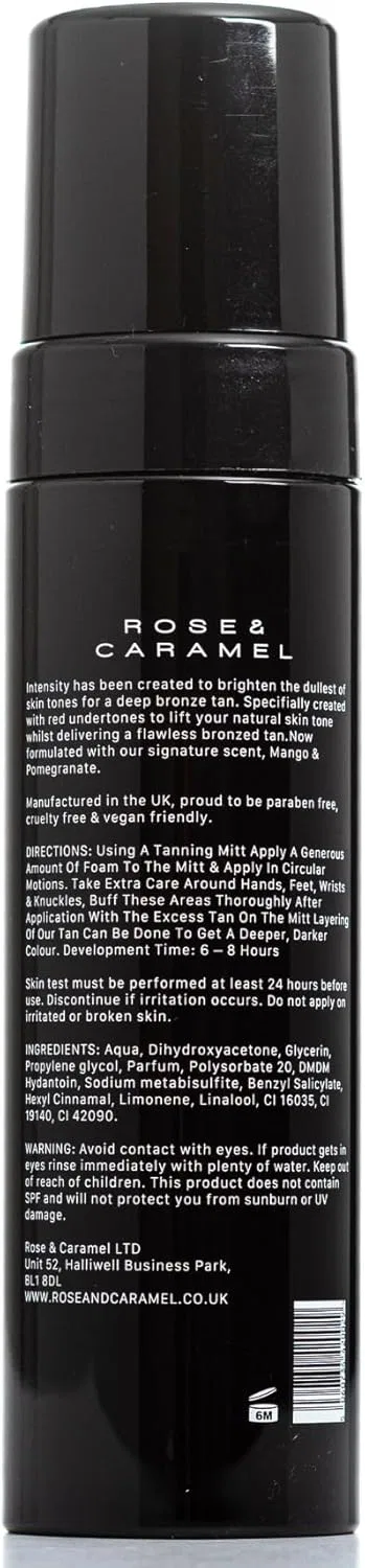 Автозагар мусс Rose & Caramel Intensity Tanning Mousse, 200 мл — фото 2