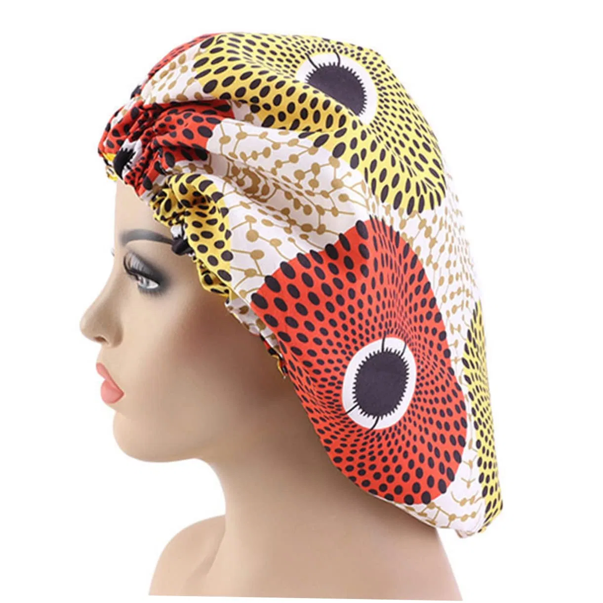 Шапочка для душа Satin Sleep Cap, WRITWAA, 38x38x1 см, Yellow — фото 3