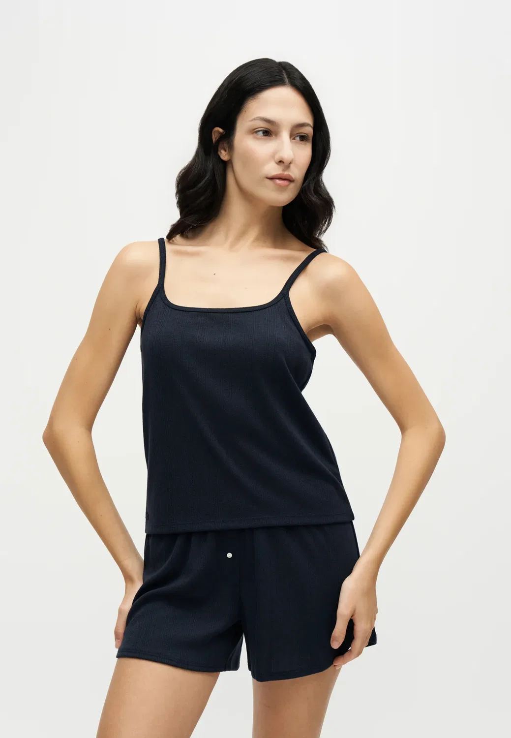 Базовый комплект одежды - пижама Lacoste, Navy Blue — фото 4
