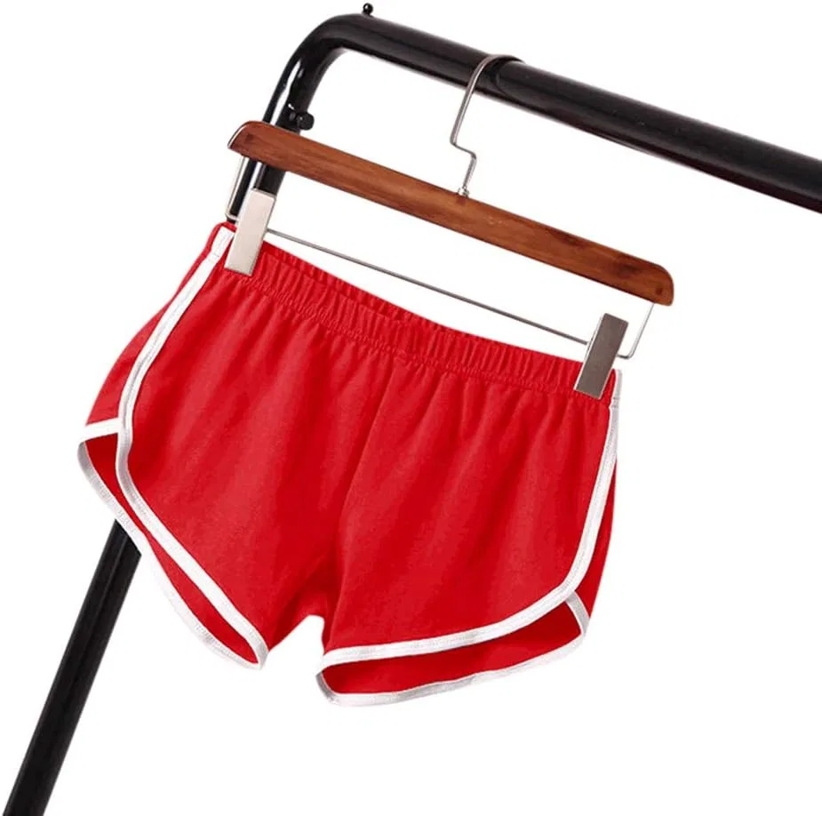 Женские высокие шорты для йоги с утяжкой Generic, Red — фото 4